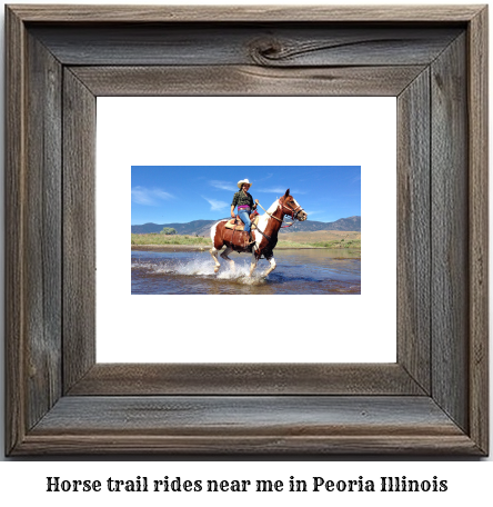 horse trail rides near me in Peoria, Illinois